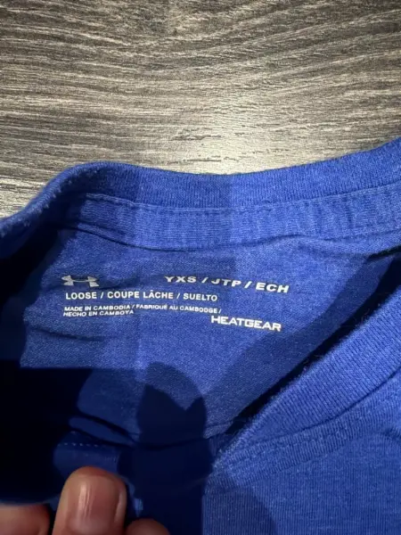 Dětské modré tričko Under Armour HeatGear 2