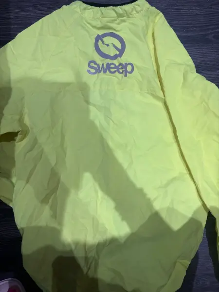 Lehká sportovní větrovka Sweep, neonově žlutá, vel. S 3