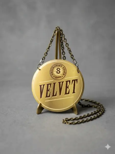 Sběratelská cedule Velvet Smíchovský výběr