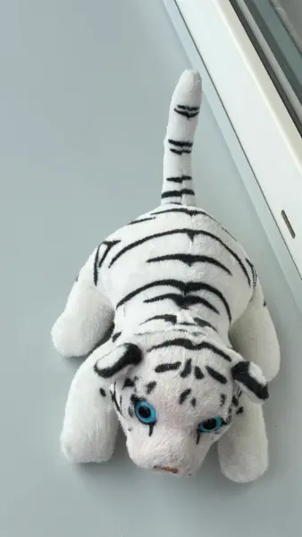 Plyšový bílý tygr 3
