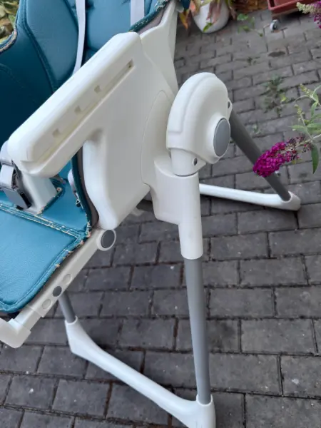 Polohovatelná jídelní židlička Zopa | tyrkysová | modrá  8
