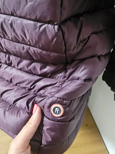 Dámská prošívaná bunda Reset, fialová, vel. XL 4