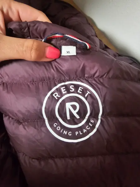 Dámská prošívaná bunda Reset, fialová, vel. XL 5