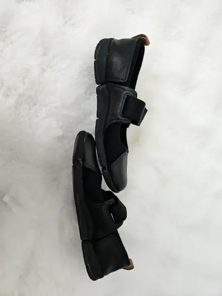 Černé kožené baleríny Clarks 5