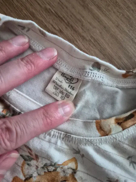 Dívčí tričko Haydi s liškami, vel. 116 2