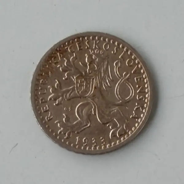 Československá mince 25 haléřů 1933 2