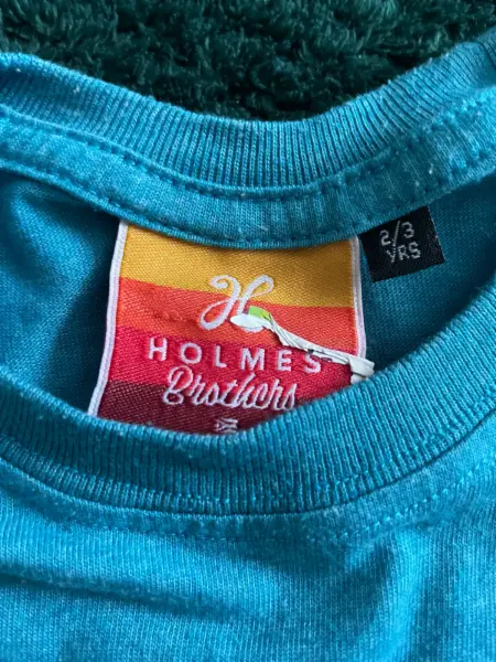 Dětské tričko Holmes Brothers modré 2