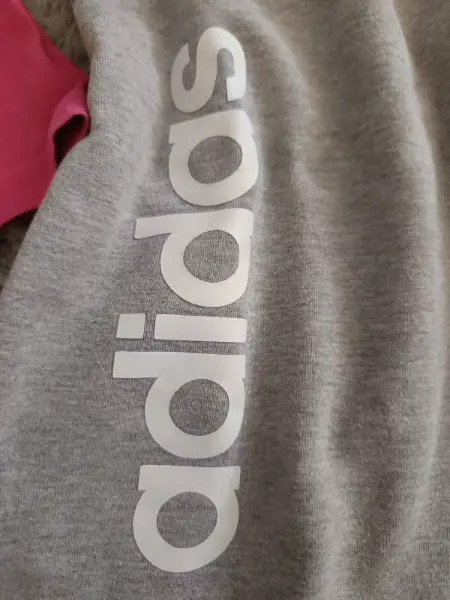 Dětská mikina Adidas, šedo-růžová, vel. 9-12 měsíců 3