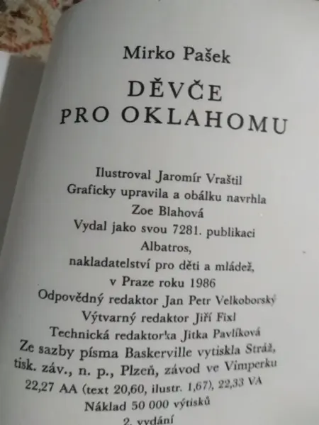 Mirko Pašek: Děvče a Muž pro Oklahomu 5