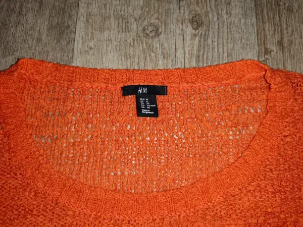Dámský oranžový svetr H&M XL 2