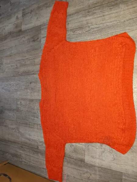 Dámský oranžový svetr H&M XL 5