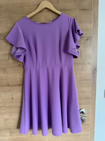 Dámské šaty SHEIN, modré a fialové, vel. XL 2