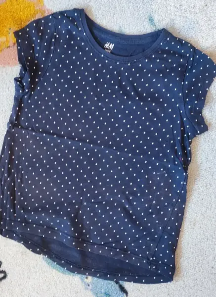 Dětské tričko s puntíky, vel. 98/104
