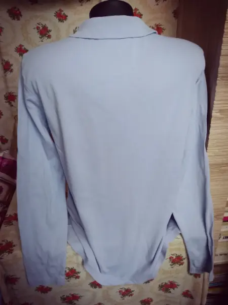 Světle modré bavlněné tričko 3