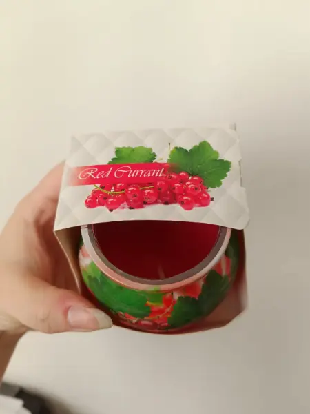 Vonná svíčka ve skle Miral - Červený rybíz 3