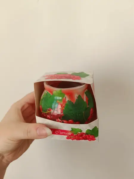 Vonná svíčka ve skle Miral - Červený rybíz