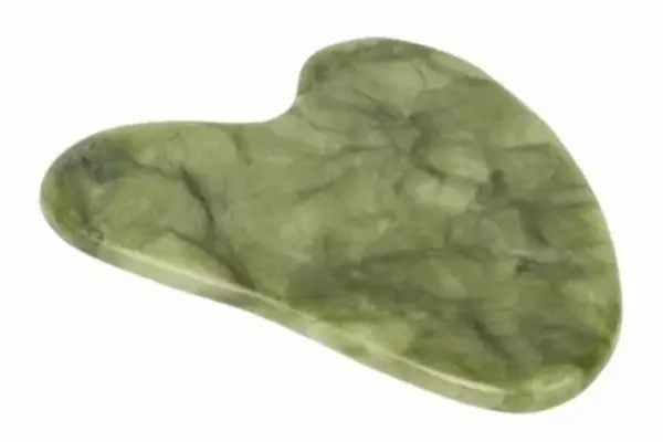 Zelený masážní kámen GuaSha Jade na obličej a krk 4