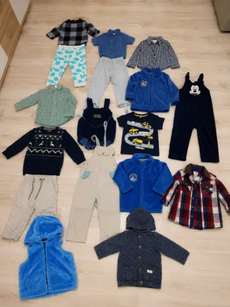 Velký set dětského oblečení, mix velikostí
