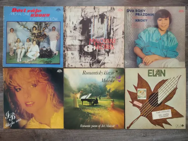 Kolekce vinylových desek - různé tituly 4