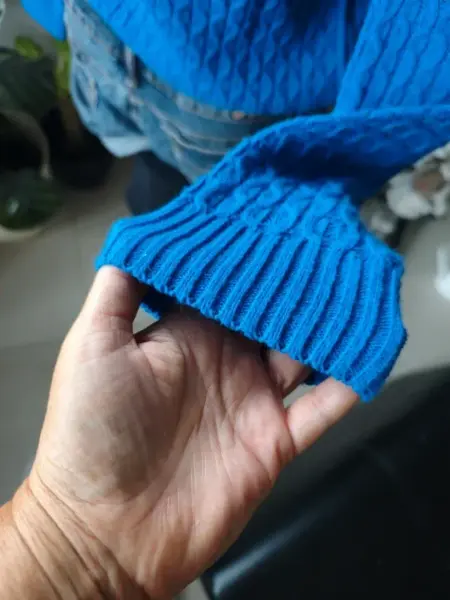 Dámský svetr ASOS, modro-šedý, velikost XS 4