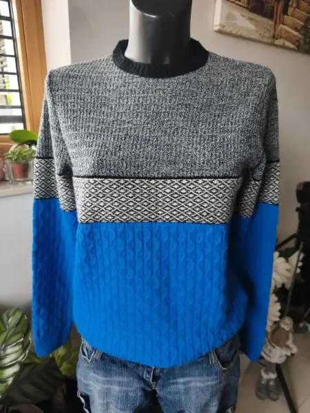 Dámský svetr ASOS, modro-šedý, velikost XS