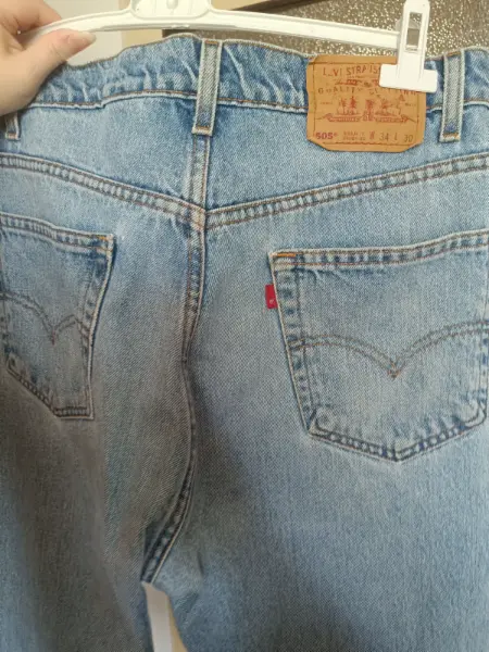Pánské džíny Levi's 505, vel. W34 L30 cca M/L 7