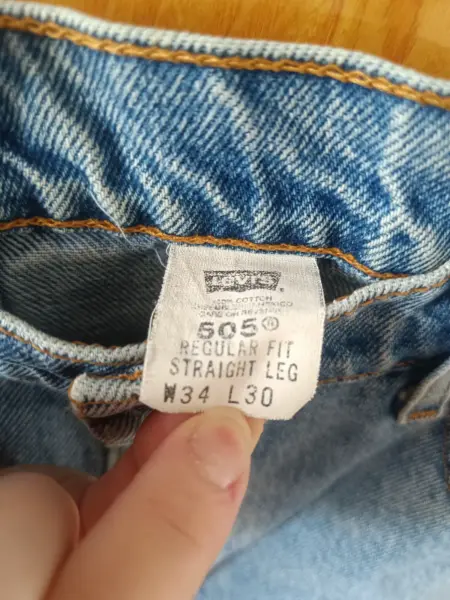 Pánské džíny Levi's 505, vel. W34 L30 cca M/L 3
