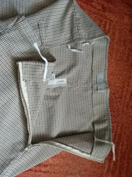 Kostičkované, pružné  kalhoty do pasu 3