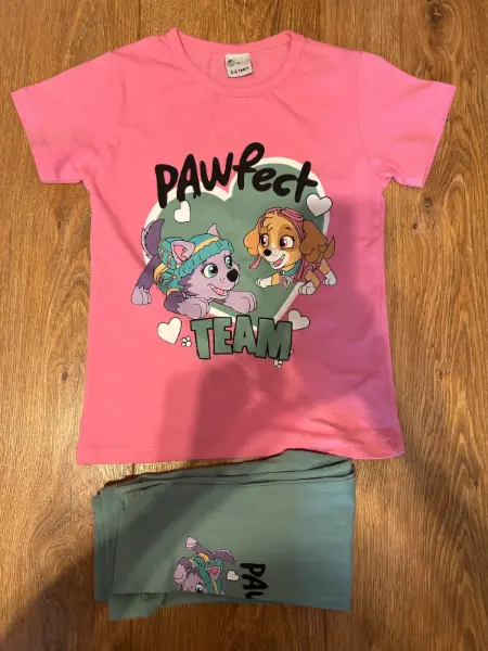 Dětský set Paw Patrol - tričko a legíny, 5-6 let