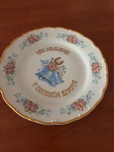 Porcelánový talíř Vše nejlepší v osobním životě 2