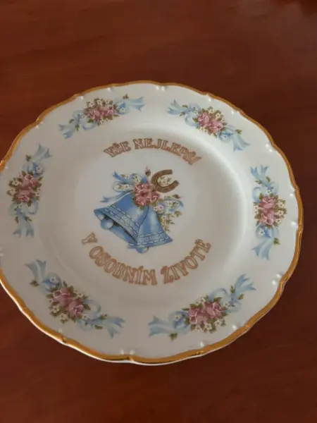 Porcelánový talíř Vše nejlepší v osobním životě