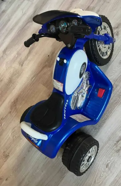 Dětská elektrická policejní motorka - tříkolka 5