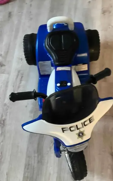 Dětská elektrická policejní motorka - tříkolka 2