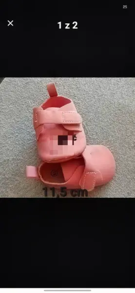 Dětské botičky růžové