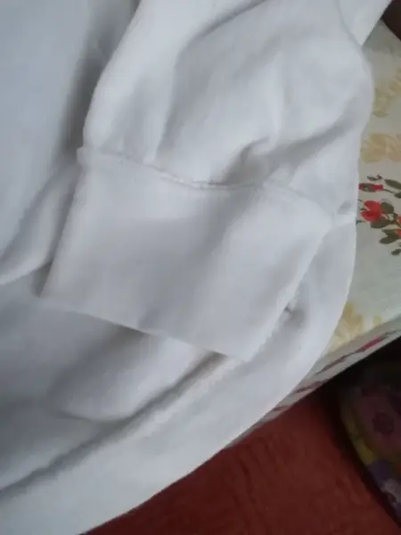 Dvě bavlněná smetanová mikino-trika M-XL 7