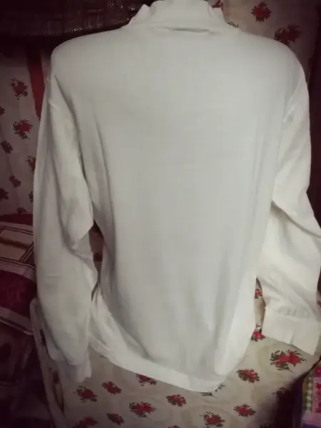 Dvě bavlněná smetanová mikino-trika M-XL 3