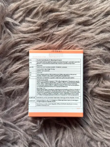 EGVEGAN Double Stain Blusher – tvářenka 3