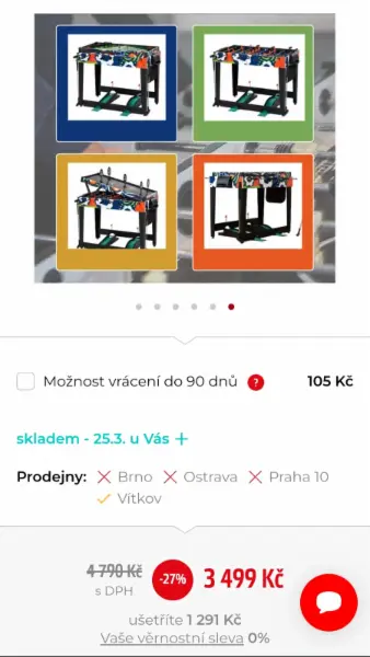 Stolní fotbálek pro děti 3
