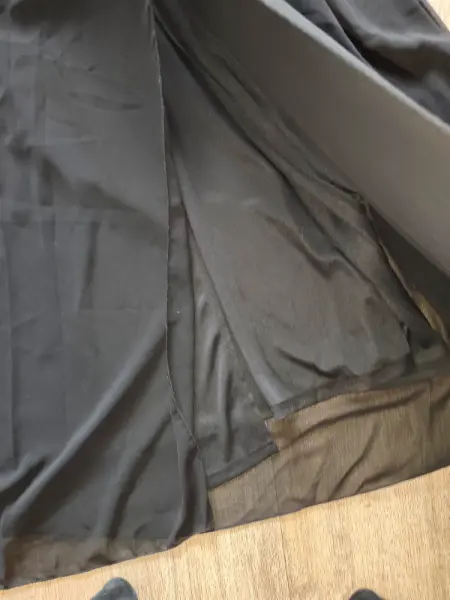 Černé společenské šaty s krajkou, XL 13