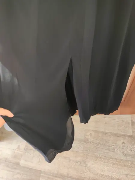 Černé společenské šaty s krajkou, XL 9