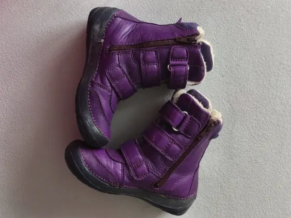 Dětské zimní boty D.D.step, fialové 3
