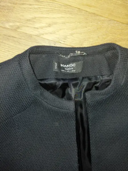 Černé sako Mango Basics 3