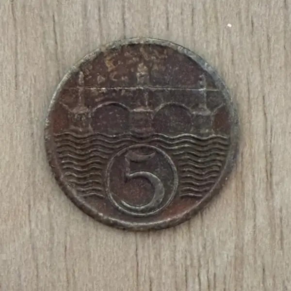 Mince 5 haléřů 1929, Československo