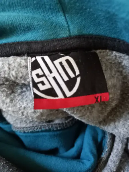 Pánská mikina s kapucí, tmavě modrá, vel. XL 4