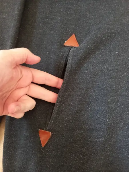 Pánská mikina s kapucí, tmavě modrá, vel. XL 2
