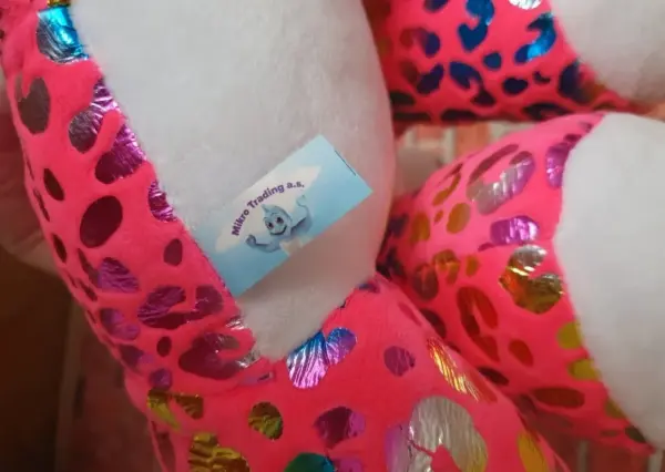 Plyšový leopard s třpytivým vzorem 5