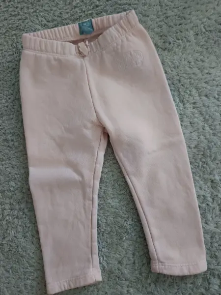 Dětské tepláky Baby Gap, světle růžové, vel. 18-24m 2