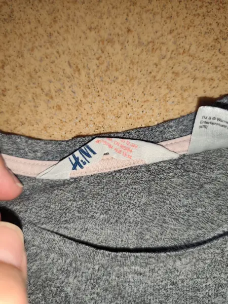 Šedé tričko Bugs Bunny H&M, 12-14let 3