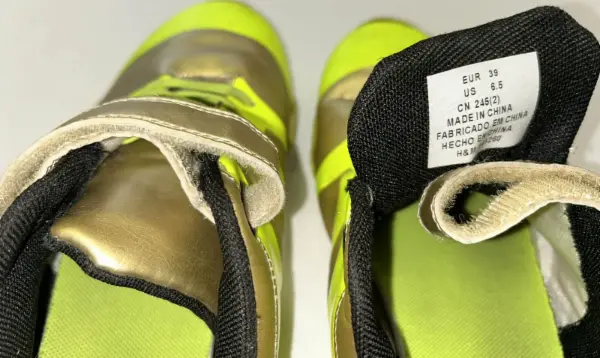 Nepřehlédnutelné chlapecké boty H&M – Zlato & Neon, vel. 39 6
