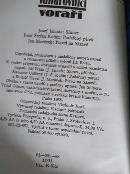 Formani, vandrovníci, voraři (Odeon 1988) 8